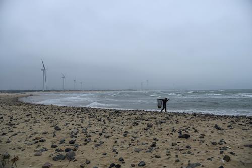 海岸清运工