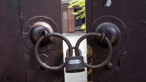 locked door