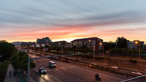夕阳西下---中关村