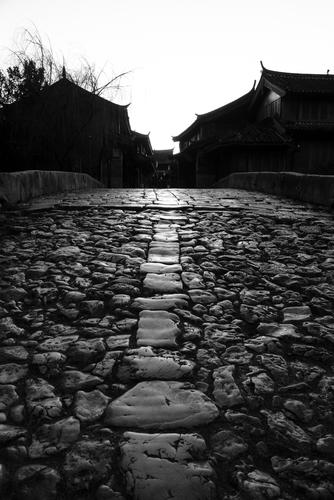 质感石板路