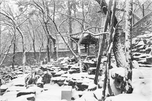 雪中大觉寺