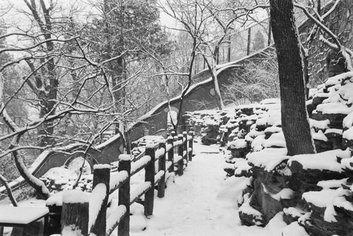 雪中大觉寺