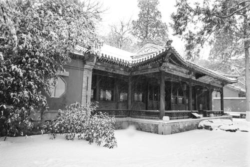 雪中大觉寺