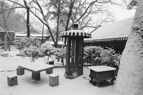 雪中大觉寺