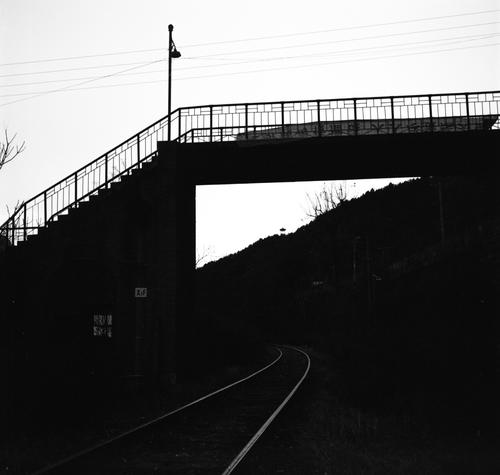 the bridge of a abandoned rail